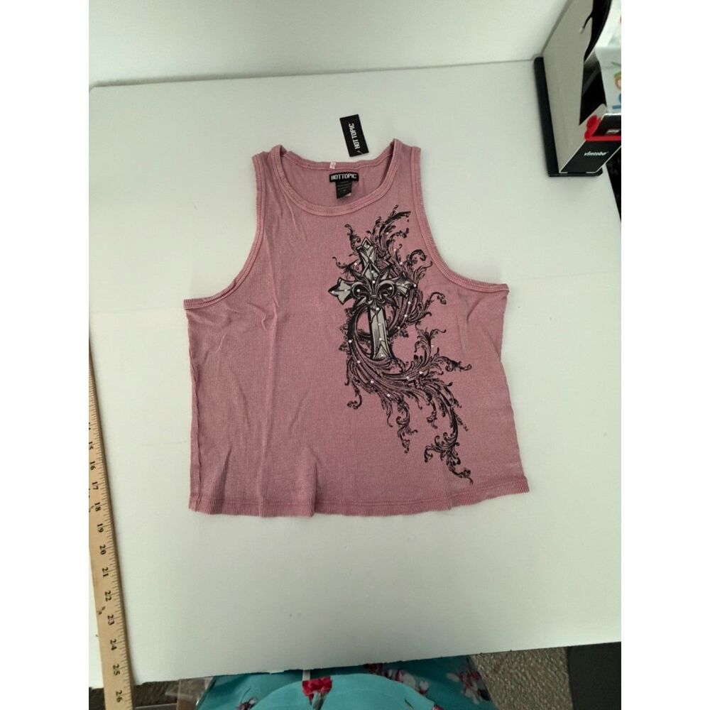 Hot topic 2X ribbed cotton tank